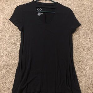 Black Cut Out Top